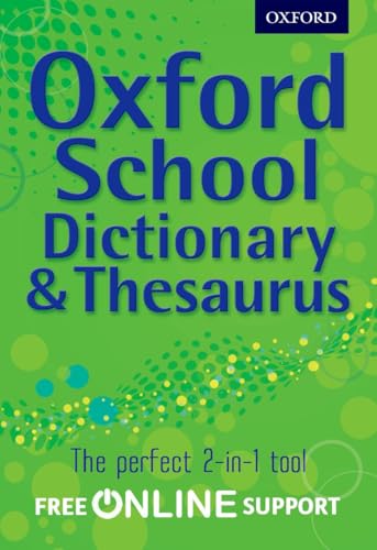 Oxford Dictionary - Oxford School Dictionary & Thesaurus - Hardback image 1