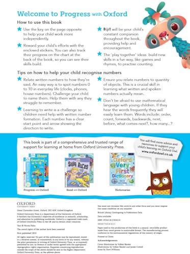 Nicola Palin - Progress with Oxford: Numbers up to 10 Age 3-4 - Paperb image 3