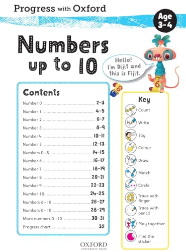 Nicola Palin - Progress with Oxford: Numbers up to 10 Age 3-4 - Paperb image 4