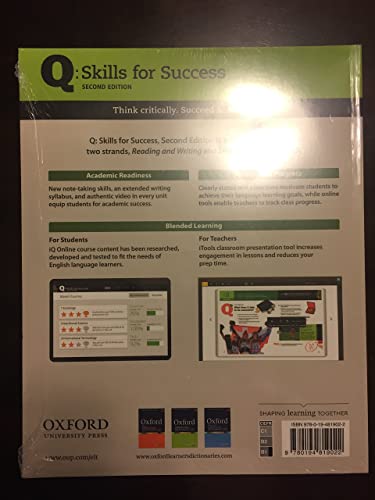 Q: Skills for Success: Level 3: Reading & Writing Student Book with iQ image 2