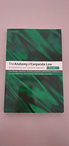 Klaus J. Hopt - Anatomy of Corporate Law : A Comparative and Functiona image 1
