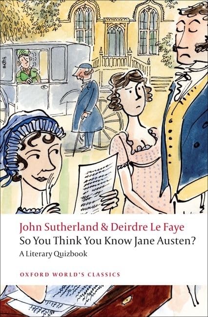 Deirdre Le Faye - So You Think You Know Jane Austen? : A Literary Quiz image 1