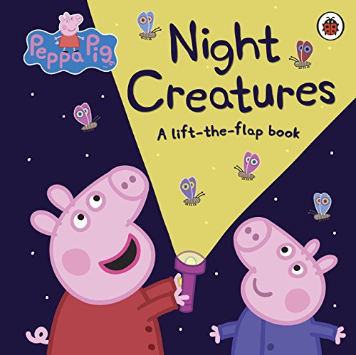Peppa Pig - : Night Creatures : A Lift-the-Flap Book - Hardback image 1