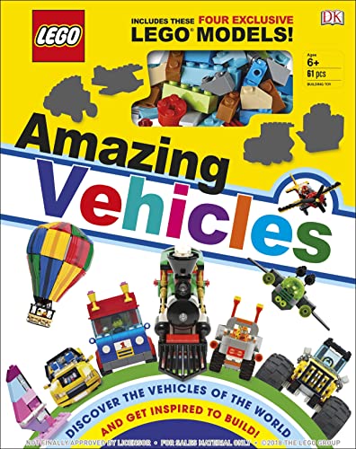 DK - LEGO Amazing Vehicles : Includes Four Exclusive LEGO Mini Models image 1