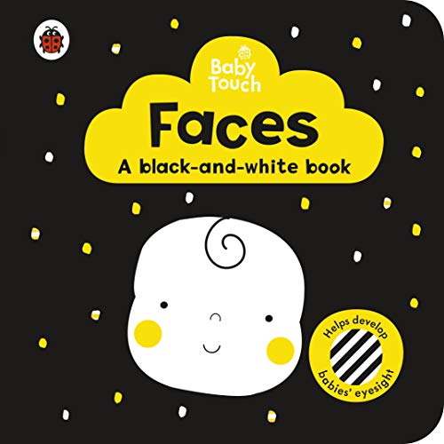 Baby Touch: Faces: a black-and white-book - Hardback image 1