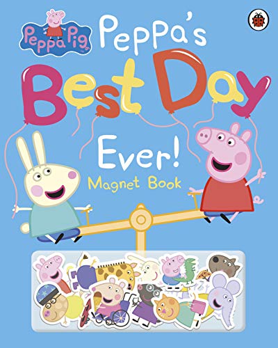 Peppa Pig - : Peppa's Best Day Ever : Magnet Book - Hardback image 1