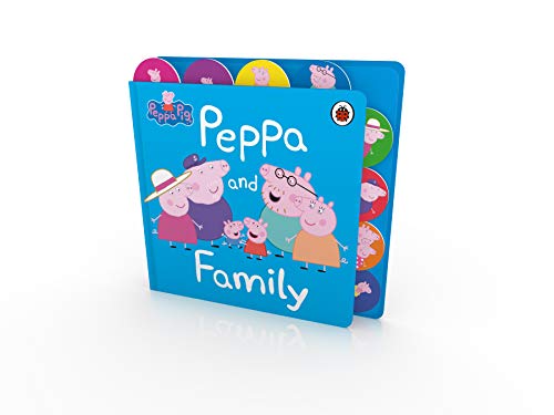 Peppa Pig - : Peppa and Family : Tabbed Board Book - Hardback image 1