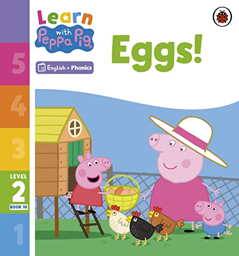 Peppa Pig - Learn with Peppa Phonics Level 2 Book 10 - Eggs! (Phonics image 1