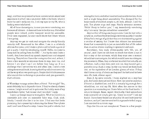 Lucy Webster - View From Down Here : Life as a Young Disabled Woman - image 5