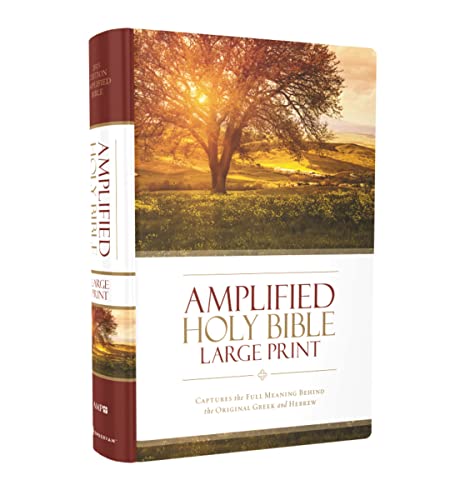 Amplified Holy Bible, Large Print, Hardcover : Captures the Full Meani