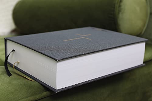 Zondervan - Jesus Bible, ESV Edition, Cloth over Board, Gray - Hardbac image 5