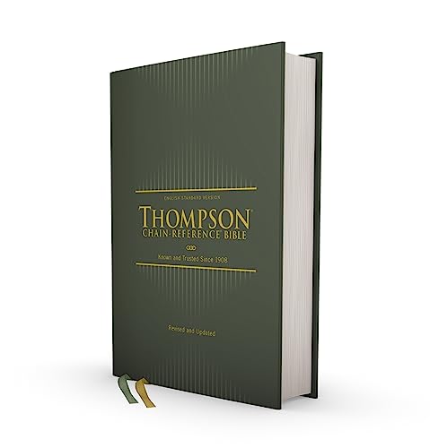 ESV, Thompson Chain-Reference Bible, Hardcover, Green, Red Letter - Ha image 1