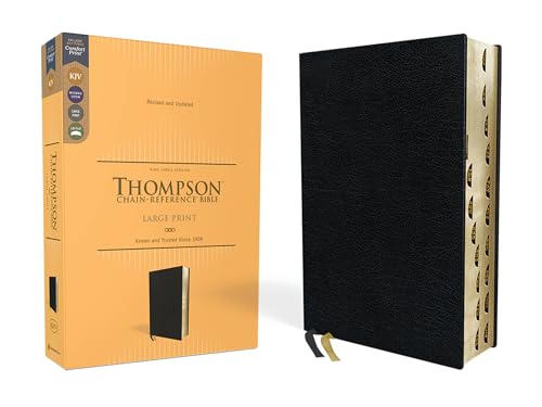 KJV, Thompson Chain-Reference Bible, Large Print, European Bonded Leat image 1