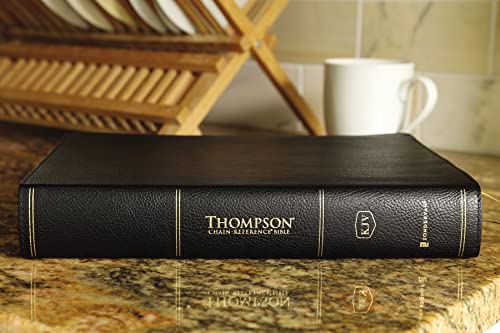 KJV, Thompson Chain-Reference Bible, Large Print, European Bonded Leat image 4
