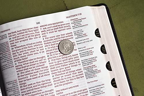 KJV, Thompson Chain-Reference Bible, Large Print, European Bonded Leat image 8