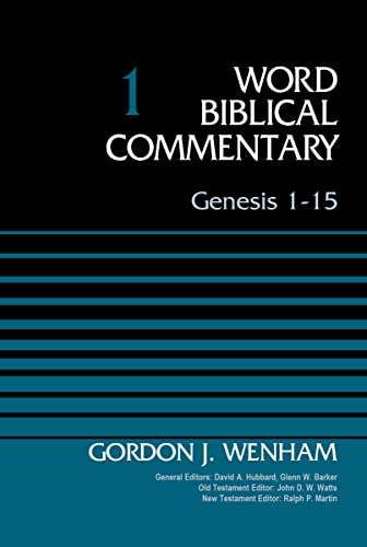 Wenham - Genesis 1-15, Volume 1 - Used hardback or cased book image 1