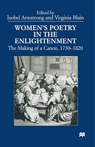 Women's Poetry in the Enlightenment : The Making of a Canon, 1730-1820