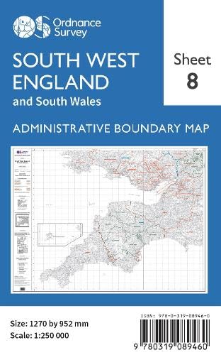 Ordnance Survey - South West England : 8 - Map image 1