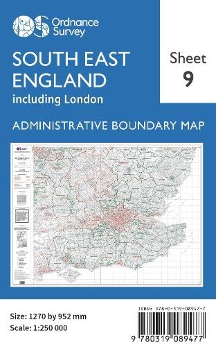 Ordnance Survey - South East England : 9 - Map image 1