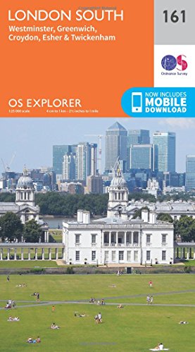 Ordnance Survey - London South, Westminster, Greenwich, Croydon, Esher image 1
