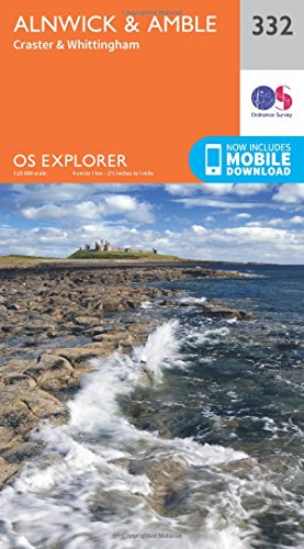 Ordnance Survey - Alnwick and Amble, Craster and Whittingham : 332 - M image 1