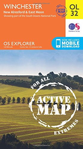 Ordnance Survey - Winchester, New Alresford & East Meon : OL 32 - Map image 1