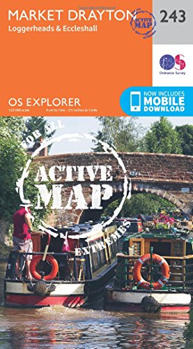 Ordnance Survey - Market Drayton, Loggerheads and Eccleshall : 243 - M image 1