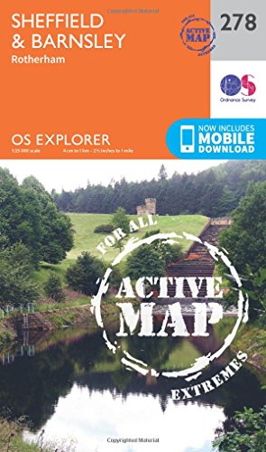Ordnance Survey - Sheffield and Barnsley : 278 - Map image 1