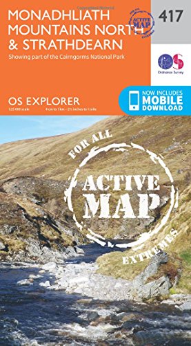 Ordnance Survey - Monadhliath Mountains North and Strathdearn : 417 - image 1