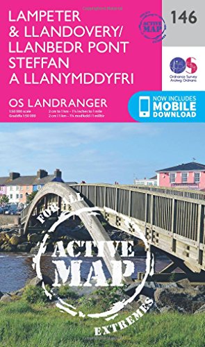 Ordnance Survey - Lampeter & Llandovery : 146 - Map image 1