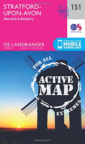 Ordnance Survey - Stratford-Upon-Avon, Warwick & Banbury : 151 - Map image 1