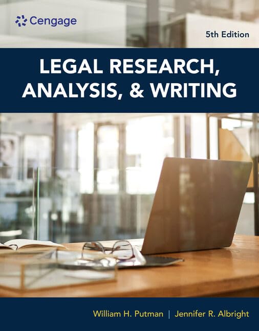 Jennifer Albright - Legal Research, Analysis, and Writing - Paperback image 1