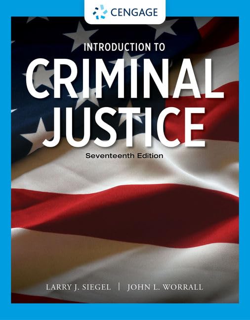 Larry Siegel - Introduction to Criminal Justice - Paperback image 1