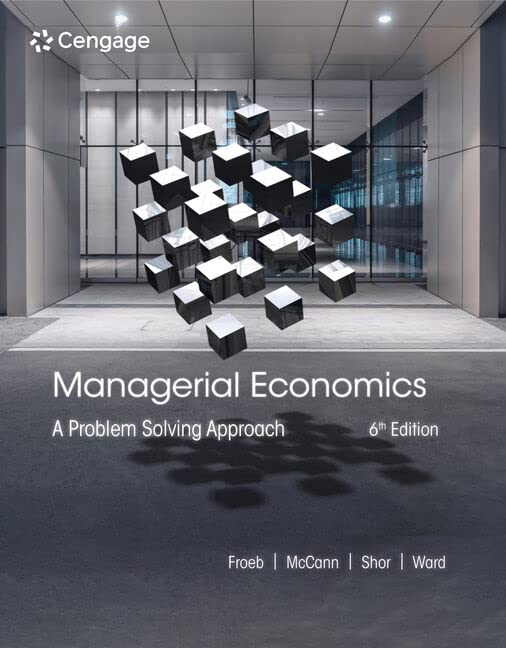 Michael Ward - Managerial Economics : A Problem Solving Approach - Har image 1
