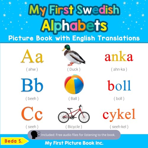 S. - My First Swedish Alphabets Picture Book with English Translation image 1