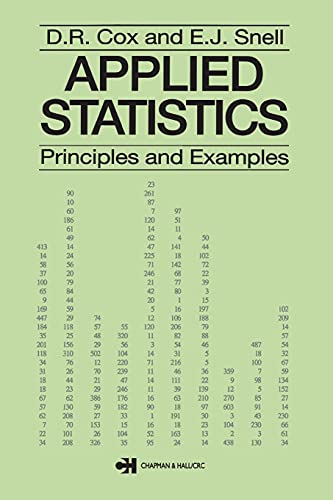 Applied Statistics - Principles and Examples