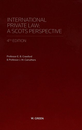 Dr J.M. Carruthers - International Private Law - A Scots Perspective - image 1