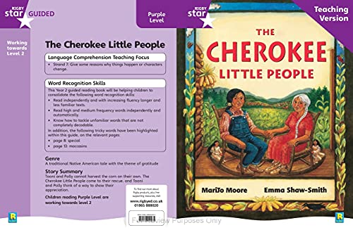 Rigby Star Guided Reading Purple Level: The Cherokee Little People Tea image 2