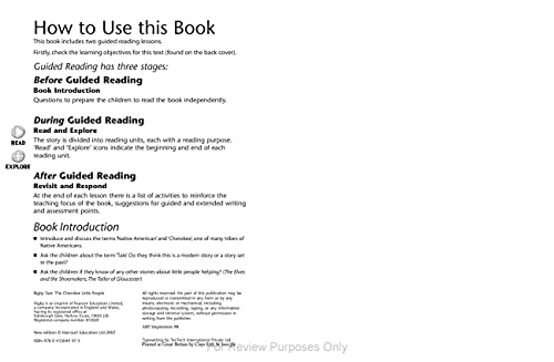 Rigby Star Guided Reading Purple Level: The Cherokee Little People Tea image 3