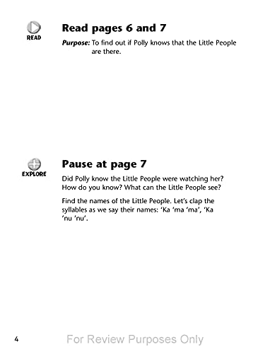 Rigby Star Guided Reading Purple Level: The Cherokee Little People Tea image 7