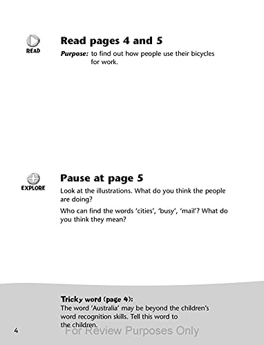Rigby Star Non-fiction Guided Reading Purple Level: Pedal Power Teachi image 7