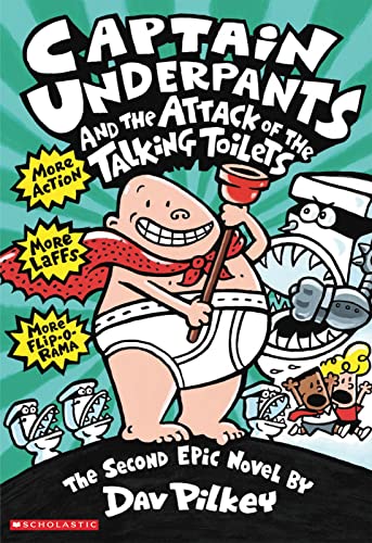 Dav Pilkey - Captain Underpants and the Attack of the Talking  Toilets image 1