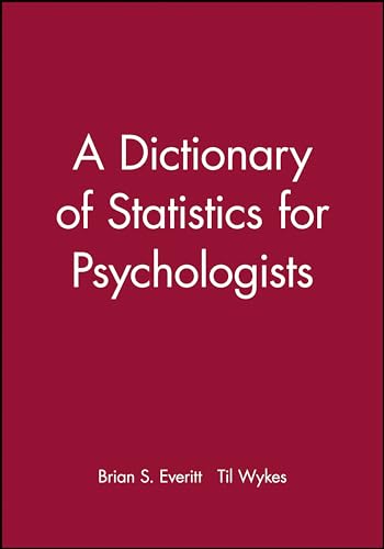 Dictionary of Statistics for Psychology