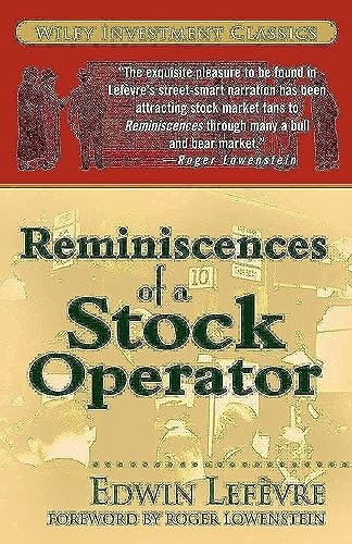 Edwin Lefevre - Reminiscences of a Stock Operator - Paperback image 1