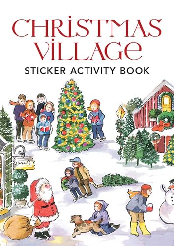 Joan O'Brien - Christmas Village Sticker Activity Book - Paperback image 1