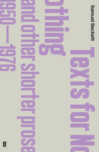 Samuel Beckett - Texts for Nothing and Other Shorter Prose, 1950-1976 image 1