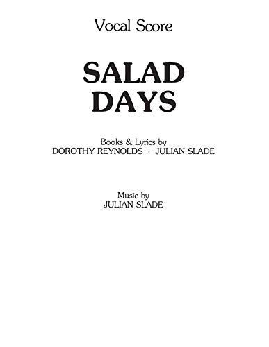 Dorothy Reynolds - Salad Days (Vocal Score) - Paperback image 1