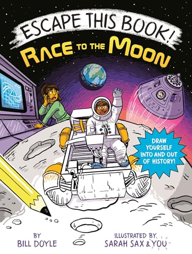 Sarah Sax - Escape This Book! Race to the Moon - Hardback image 1