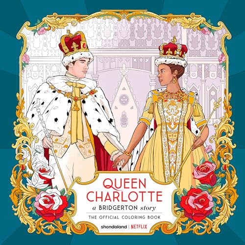 Netflix - Queen Charlotte, A Bridgerton Story : The Official Coloring image 1