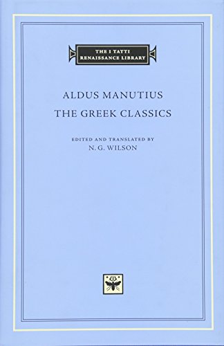 Aldus Manutius - Greek Classics - Hardback image 1